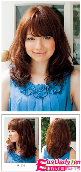 入秋發(fā)型DIY 甜美日系蓬松卷發(fā)