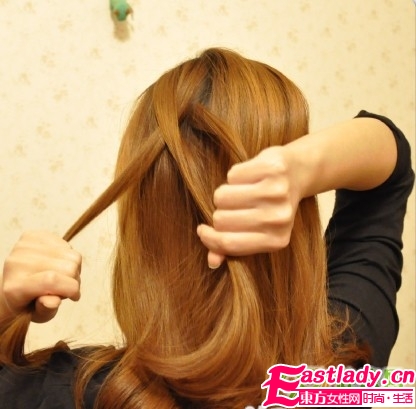 反蝎子辮的編法步驟圖解