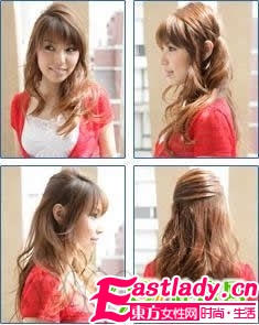 超實用顯瘦韓式盤發(fā)技巧