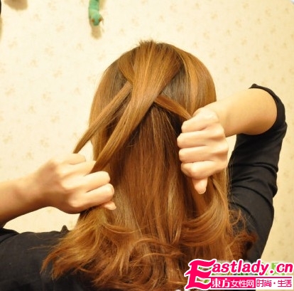 反蝎子辮的編法步驟圖解