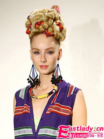 秀場最具藝術(shù)感的＂瘋狂＂辮子