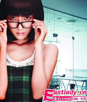 清爽王洛丹全新OL發(fā)型秀