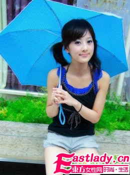 臺灣網(wǎng)絡(luò)紅人果子的百變清純發(fā)型