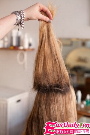 公主頭魚尾辮的編法圖解