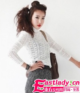 時尚OL造型 最新韓式卷發(fā)盤發(fā)