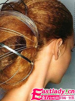 驚艷風(fēng)情 復(fù)古盤(pán)發(fā)的高貴