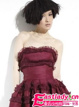 誘惑寫真 周慧敏頂蓬亂蘑菇頭