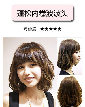 適合胖臉女孩的四款時(shí)尚卷發(fā)