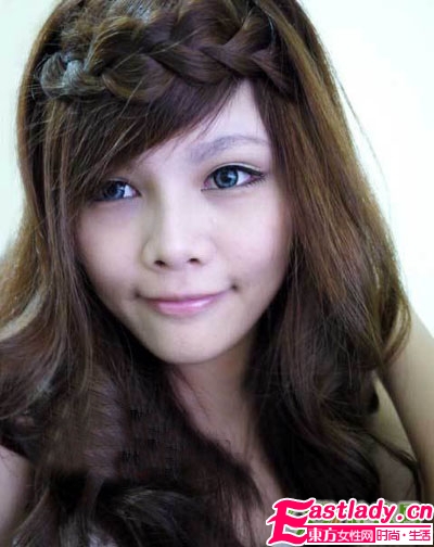 日系劉海編發(fā)的步驟圖解