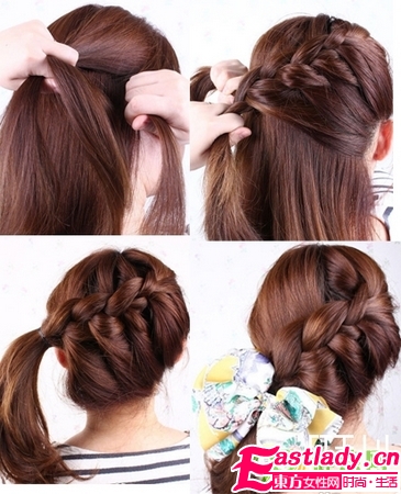 韓式發(fā)型扎法步驟
