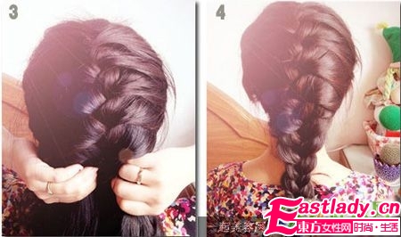 編復(fù)古草辮步驟圖