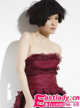 誘惑寫真 周慧敏頂蓬亂蘑菇頭