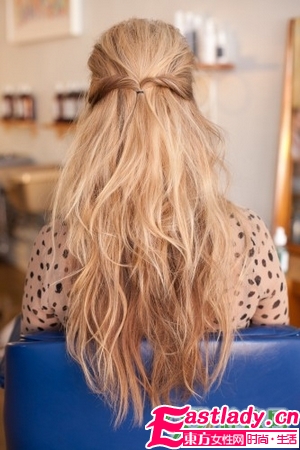 公主頭魚尾辮的編法圖解