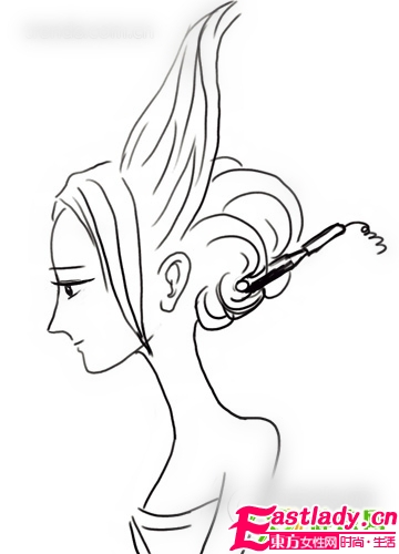 凸顯高貴 婉約韓式新娘盤發(fā)