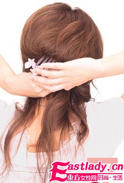 達(dá)人打造浪漫法式公主頭圖解