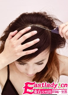 DIY速成韓式可愛盤發(fā)步驟圖解