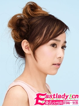 DIY速成韓式可愛盤發(fā)步驟圖解