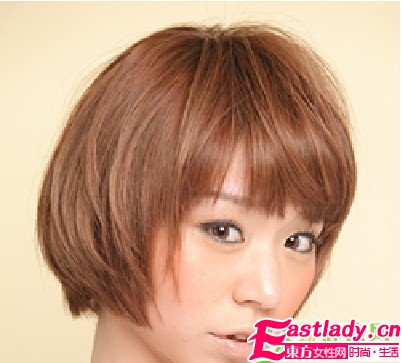 適合圓臉女生的短發(fā)發(fā)型