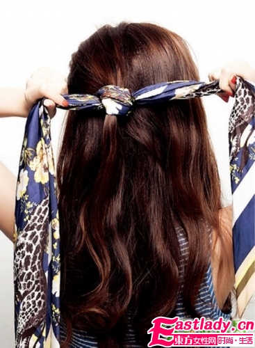秋季發(fā)型 2款復古風絲巾系發(fā)