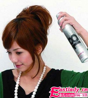 最實(shí)用花苞頭盤(pán)發(fā)步驟圖解