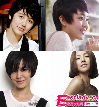 時(shí)尚打造 09年末最新韓潮俏短發(fā)