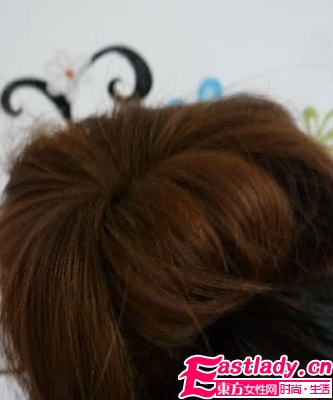 中長發(fā)怎么扎花苞頭