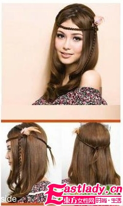 四款五分鐘搞定的簡單DIY編發(fā)