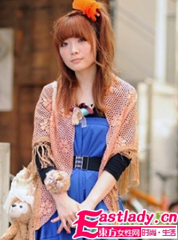 甜蜜可愛風(fēng) 東京最新街拍發(fā)型