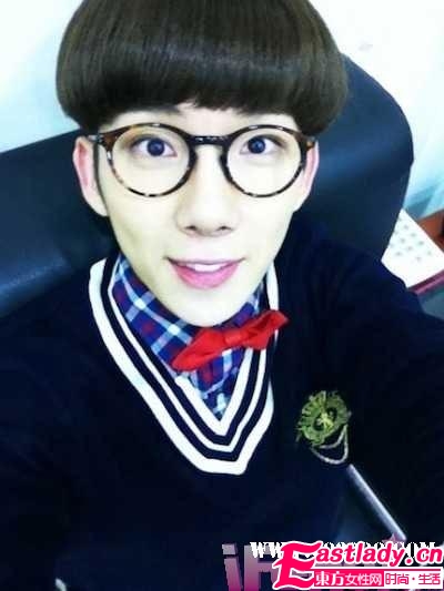 幾款流行的西瓜頭發(fā)型圖片