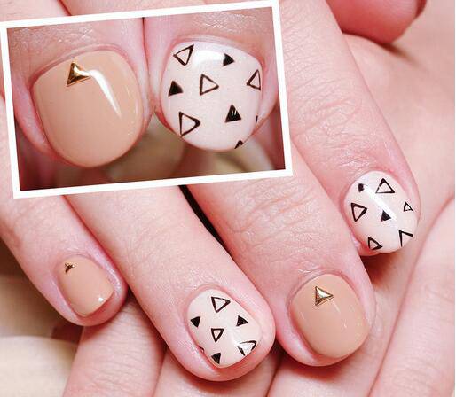 短指甲美甲圖片推薦 可愛(ài)粉色淑女系列