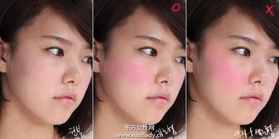 面紙腮紅上妝法立馬擁有好氣色