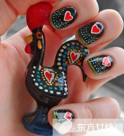 新年美甲款式 萌系小雞甲最應(yīng)景