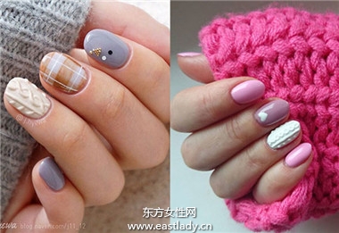 指甲+搭配毛衣 今冬最夯的 針織毛衣 指彩