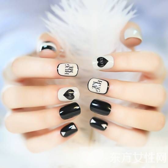 韓系個性美甲圖片推薦 幾何圖案原來可以這么潮