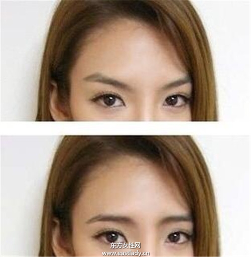 簡(jiǎn)單小步驟細(xì)眉畫出粗眉狀