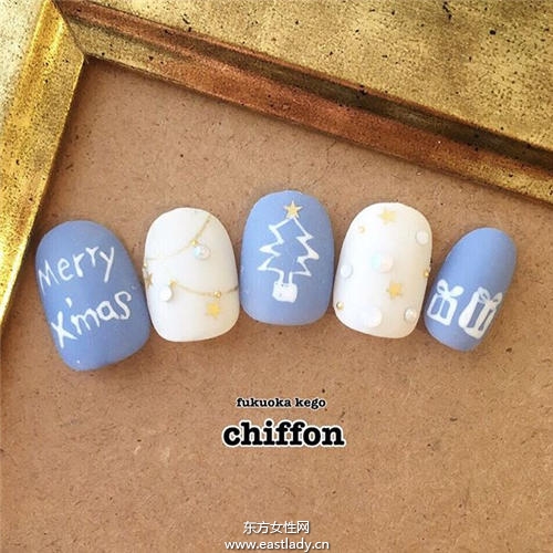 我們就要高調(diào) 超驚艷的圣誕美甲設計