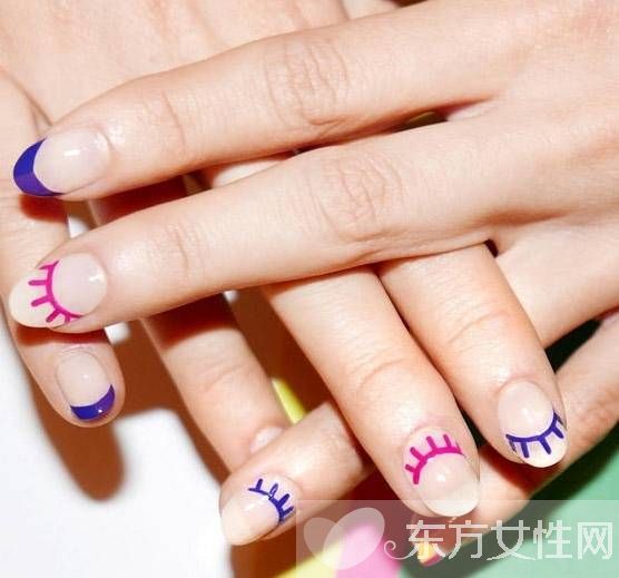 夏日美甲圖案大分享 指尖上的色彩碰撞