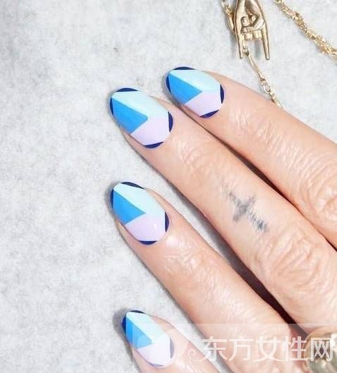 夏日美甲圖案大分享 指尖上的色彩碰撞