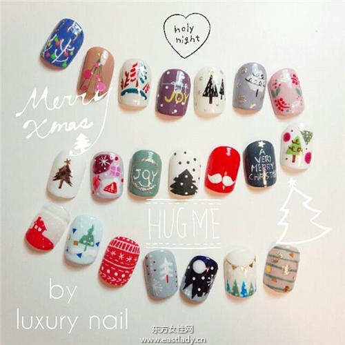 我們就要高調(diào) 超驚艷的圣誕美甲設計
