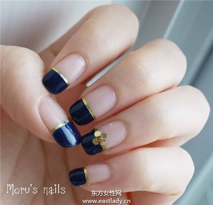 美甲教程之超炫金屬美甲設(shè)計(jì)