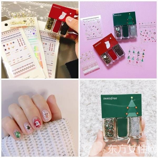 指尖上的浪漫 快來定制你的圣誕限定指甲油