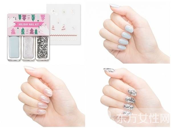 指尖上的浪漫 快來定制你的圣誕限定指甲油