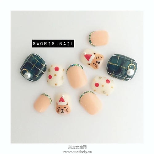 我們就要高調(diào) 超驚艷的圣誕美甲設計