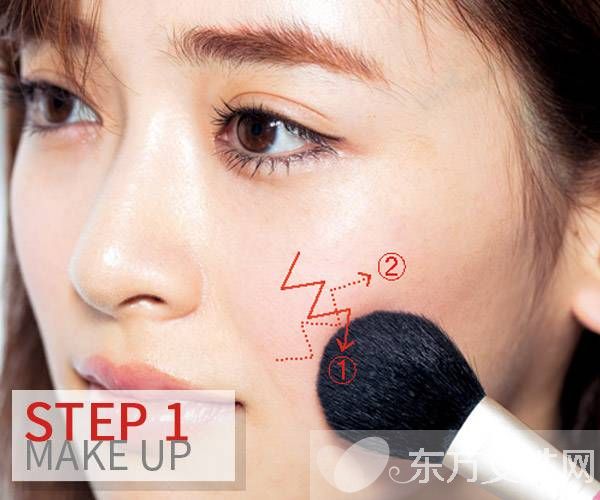 三招不同腮紅畫法 好心情從氣色開始