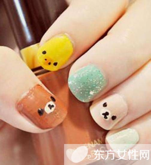 新年美甲款式 萌系小雞甲最應(yīng)景
