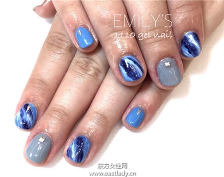 石頭系列圖紋美甲設(shè)計高貴顯檔次 精選10款滿足低調(diào)派與奢華派