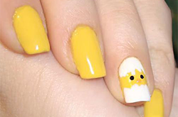 新年美甲款式 萌系小雞甲最應(yīng)景