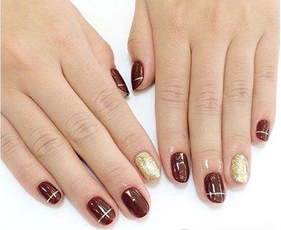 短指甲美甲圖片推薦圖 時(shí)下最流行的美甲樣式