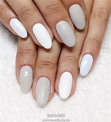 指甲+搭配毛衣 今冬最夯的 針織毛衣 指彩