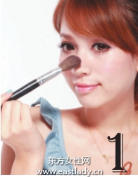 健康率真感素雅橘色腮紅